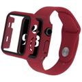 Apple Watch Series 7/8 Plastic Case with Screen Protector - 41mm - Wine Red
