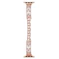 Apple Watch Ultra 3/2/Ultra/11/10/9/8/7/6/5/4/3/2/1/SE 2025/2022/2020 Luxury Copper Bracelet Strap - Rose Gold