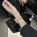 Apple Watch Ultra 3/2/Ultra/11/10/9/8/7/6/5/4/3/2/1/SE 2025/2022/2020 Luxury Copper Bracelet Strap - Rose Gold