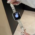 Apple Watch Ultra 3/2/Ultra/11/10/9/8/7/6/5/4/3/2/1/SE 2025/2022/2020 Luxury Copper Bracelet Strap - Starlight