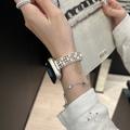 Apple Watch Ultra 3/2/Ultra/11/10/9/8/7/6/5/4/3/2/1/SE 2025/2022/2020 Luxury Copper Bracelet Strap - Starlight