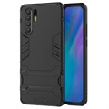 Armor Series Huawei P30 Pro Hybrid Case with Stand - Black
