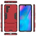 Armor Series Huawei P30 Pro Hybrid Case with Stand - Red