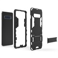 Armor Series Samsung Galaxy S10 Hybrid Case with Stand - Black