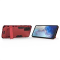 Armor Series Samsung Galaxy S20 Hybrid Case with Stand - Red