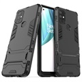 Armor Series OnePlus Nord N10 5G Hybrid Case with Stand - Black