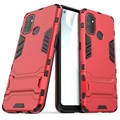 Armor Series OnePlus Nord N100 Hybrid Case with Kickstand - Red