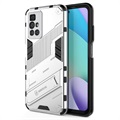 Armor Series Xiaomi Redmi 10/10 Prime Hybrid Case with Kickstand - Silver