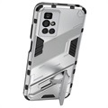 Armor Series Xiaomi Redmi 10/10 Prime Hybrid Case with Kickstand - Silver