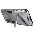 Armor Series Xiaomi Redmi 10/10 Prime Hybrid Case with Kickstand - Silver