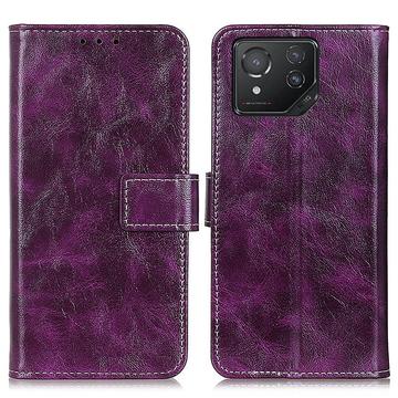 Asus ROG Phone 8/8 Pro Wallet Case with Magnetic Closure - Purple