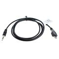 OTB microUSB / 3.5mm Audio Adapter - 1m - Black