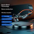 Azeada AZ-BN03 Sports Bone Conduction OWS Earphones - Black / Orange