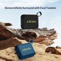 Azeada AZ-S01 5W Waterproof Portable Bluetooth Speaker - Blue