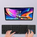 B089 ST Ultra-Thin Tri-Fold Bluetooth Keyboard with Smart Trackpad - Black
