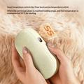 B8 10000mAh Rechargeable Hand Warmer with Digital Display - Apricot