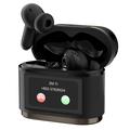 BD2 Smart Digital Display Wireless Bluetooth Headset - Touch Screen, ANC & ENC Noise Cancelling - Tarnish