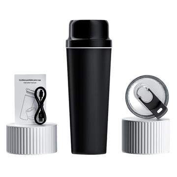 BDL-009 2-in-1 Cordless Portable Juicer / Blender - 650ml - Black