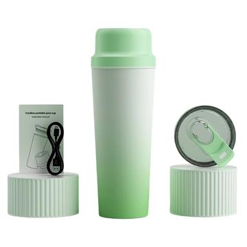 BDL-009 2-in-1 Cordless Portable Juicer / Blender - 650ml - Gradient Green