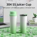 BDL-009 2-in-1 Cordless Portable Juicer / Blender - 650ml - Gradient Green