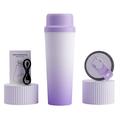 BDL-009 2-in-1 Cordless Portable Juicer / Blender - 650ml - Gradient Purple