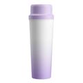 BDL-009 2-in-1 Cordless Portable Juicer / Blender - 650ml - Gradient Purple