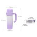 BDL-009PRO 2-in-1 Cordless Juicer / Blender with Handle - 650ml - Purple