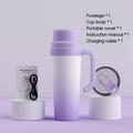 BDL-009PRO 2-in-1 Cordless Juicer / Blender with Handle - 650ml - Purple