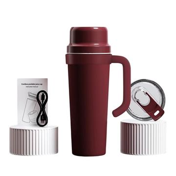 BDL-009PRO 2-in-1 Cordless Juicer / Blender with Handle - 650ml - Wine Red