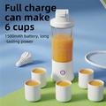 BDL-010PRO 2-in-1 Rechargeable Juicer / Water Bottle - 450ml - White