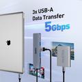 BENFEI 7-in-1 USB-C Adapter Hub - 4K HDMI 60Hz, 100W PD, 3x USB-A, SD & microSD Card Reader