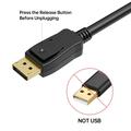 BENFEI DisplayPort/HDMI Cable - 4K 30Hz - 1.8m - Black