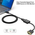 BENFEI HDMI/VGA Adapter - 3.5mm jack, Full HD 1080p - Black