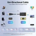 BENFEI HDMI/VGA Cable - 1.8m - Black