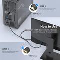 BENFEI HDMI/VGA Cable - 1.8m - Black