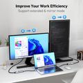 BENFEI USB-C/HDMI Adapter - 4K 30Hz, 15cm Cable - Grey