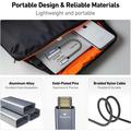 BENFEI USB-C/HDMI Adapter - 4K 30Hz, 15cm Cable - Grey
