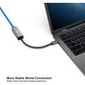 BENFEI USB-C/RJ45 Adapter - 1000Mbps - Grey