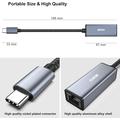 BENFEI USB-C/RJ45 Adapter - 1000Mbps - Grey