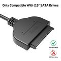 BENFEI USB-C/USB-A 3.0/SATA III Adapter Cable for 2.5" HDDs and SSDs - Black