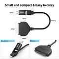 BENFEI USB-C/USB-A 3.0/SATA III Adapter Cable for 2.5" HDDs and SSDs - Black