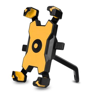 Universal Bike Phone Holder BG-116 - 3.5"-6.8" - Rearview - Yellow