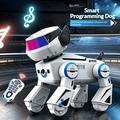 BG1546 AI Robot Dog Toy with Voice Control for Kids - White
