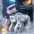 BG1546 AI Robot Dog Toy with Voice Control for Kids - White
