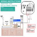 BHT-002 WiFi Smart Thermostat for Boiler Heating with Touch Screen - Black