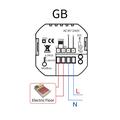 BHT-002 WiFi Smart Thermostat for Boiler Heating with Touch Screen - Black