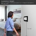 BHT-002 WiFi Smart Thermostat for Boiler Heating with Touch Screen - Black