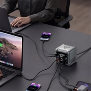 BK-127D 12-Port Desktop Charging Station 1200W - Black