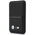 BMW M Carbon Metal Logos MagSafe Wallet - Black