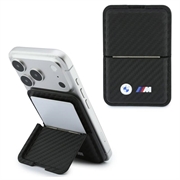 BMW M Carbon Metal Logos MagSafe Wallet - Black